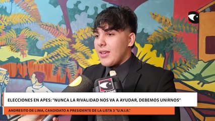 Elecciones en APES: "Nunca la rivalidad nos va a ayudar, debemos unirnos"