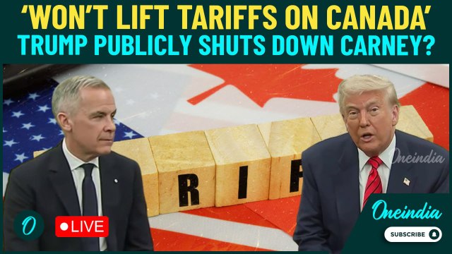 Trump Cold-Shoulders Carney in White House? Trump Snubs Carney, Says Tariffs on Canada Are Permanent