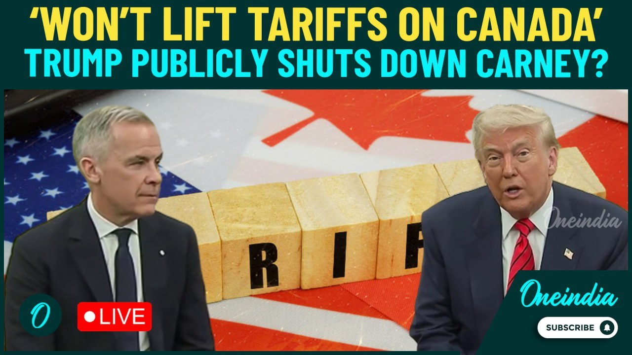Trump Cold-Shoulders Carney in White House? Trump Snubs Carney, Says Tariffs on Canada Are Permanent