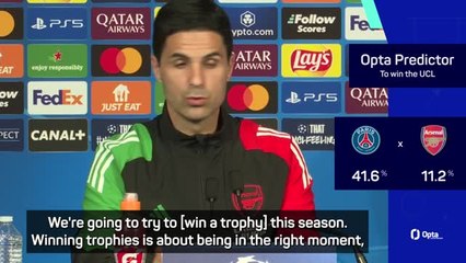 Arsenal have been unlucky in pursuit of trophies - Arteta