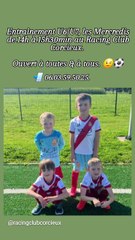 Entraînement U6/U7 au Racing Club Corcieux.
