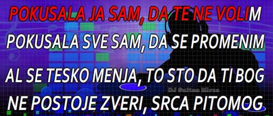 Za moje dobro - Tanja Savić (uživo karaoke)