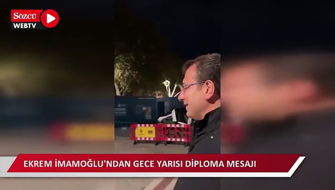 Ekrem İmamoğlu: İnsanlar gelir geçer, güzel işler kalır