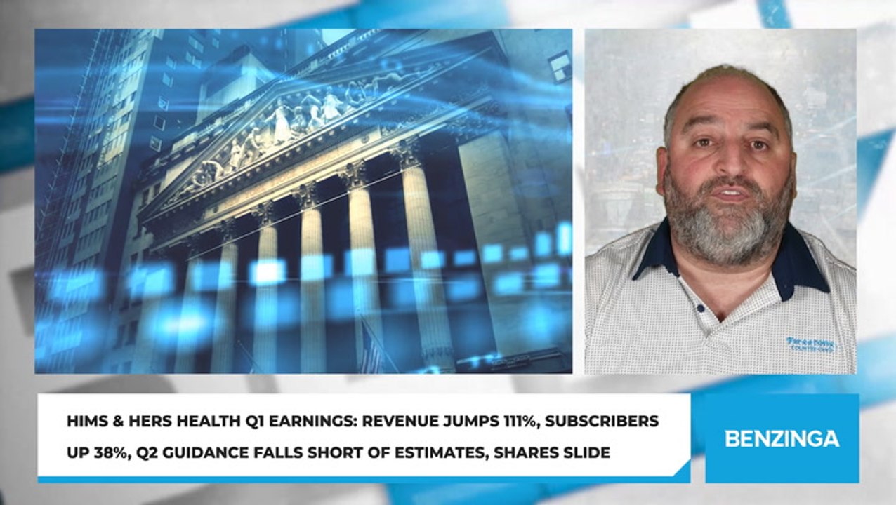 Hims & Hers Health Q1 Earnings: Revenue Jumps 111%, Subscribers Up 38%, Q2 Guidance Falls Short Of Estimates, Shares Slide