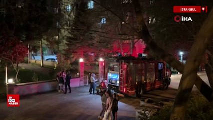 İstanbul Kadıköy’de apartman dairesinde yangın
