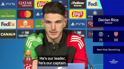 Rice launches passionate defence of captain Odegaard