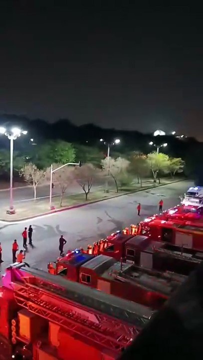 Fire Engines aur Police bhi Ready agar Attack hua
