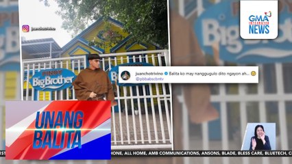 Edited photo ni Juancho Triviño bilang Padre Salvi sa labas ng PBB House, kinaaliwan ng netizens | Unang Balita