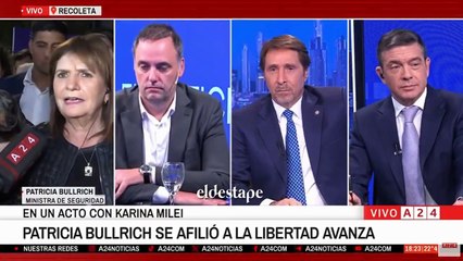Bullrich consideró que lo suyo fue "un acto de coherencia"