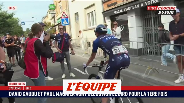 Sélectionné avec Groupama-FDJ, David Gaudu va découvrir le Giro - Cyclisme - Giro