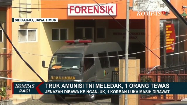 Rekaman Truk Amunisi TNI Meledak di Tol Gempol-Pandaan Pasuruan, 1 Prajurit TNI Tewas