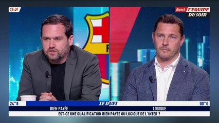 Inter 4-3 Barca : Qualification logique ou bien payée ? - L'Équipe du Soir - extrait