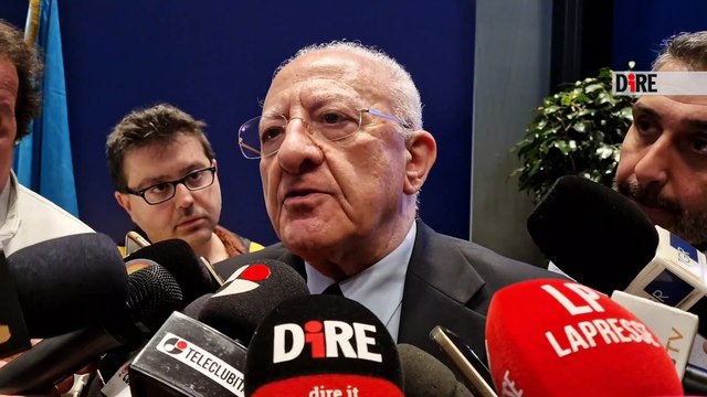 Napoli - SANITÀ. DE LUCA: LAVORO IMMANE, DIFENDEREMO CON UNGHIE E DENTI (06.05.25)