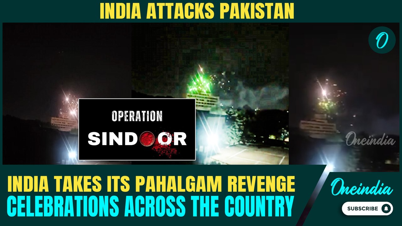 India CELEBRATES Operation Sindoor | Fireworks as India Attacks Pakistan | India’s Pahalgam Revenge