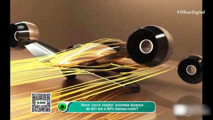 Novo ‘carro voador’ promete alcance de 821 km e 80% menos ruído
