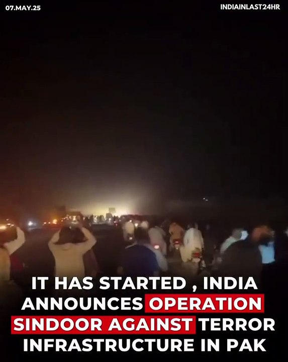 A little while ago, the Indian Armed Forces launched ‘OPERATION SINDOOR terrrist infrastructure in Pakistan and Pakistan-occupied Jammu and Kashmir.#operationsindoor