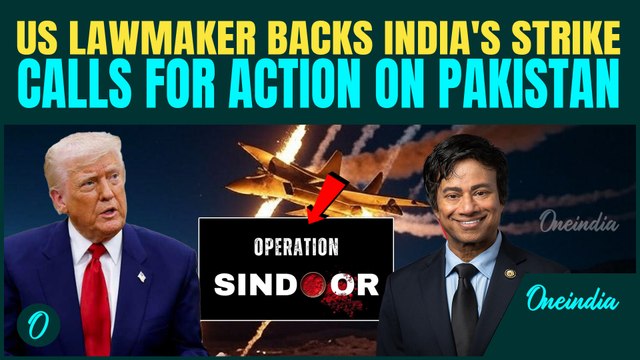 US Congressman Rep Shri Backs India’s Strike on Pakistan, Urges US To Punish Pakistan-Backed Terror