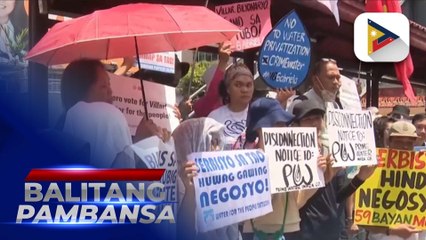 Mga residente ng SJDM, Bulacan, nagkilos-protesta laban sa PrimeWater
