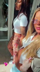 Na reta final da gravidez, Bruna Gonçalves exibe barrigão em passeio com Ludmilla; confira
