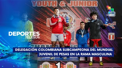 Colombia subcampeona en Mundial Juvenil de Pesas DEPORTES TELESUR  06-05-2025