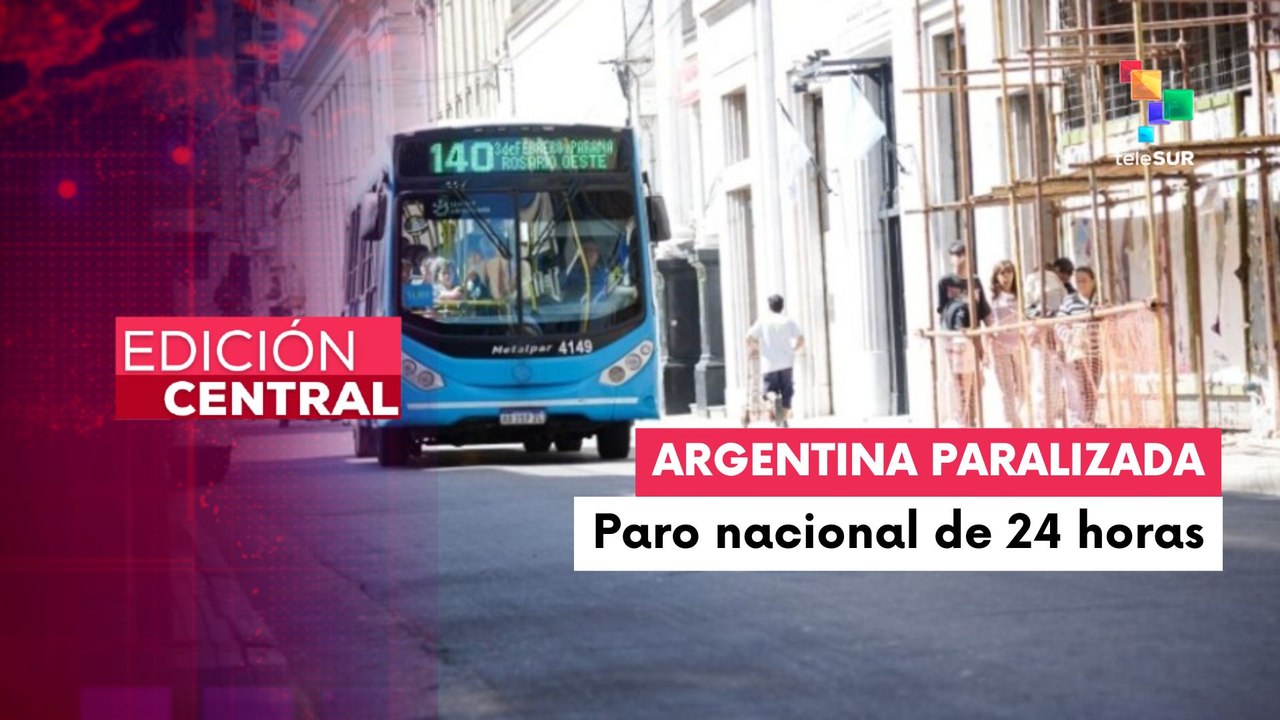 Gremios de transportistas inician paro nacional de 24 horas contra las políticas de Milei