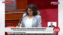 Ministra Leslie Urteaga anuncia programa de alimentación de escolar con 