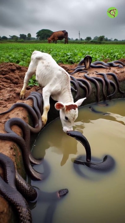 baby_calf_fell_into_huge_cobra_snakes_well_saved_by_brave_farmers_#humanity_#cow_#calf_#animals(2160p60)
