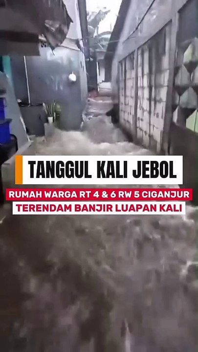 Banjirnya deras