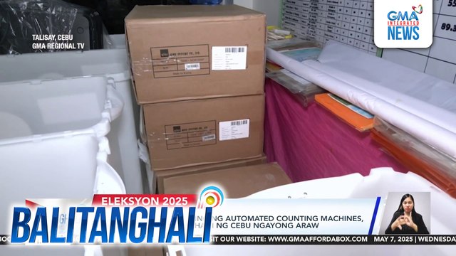 Final testing and sealing ng automated counting machines, isasagawa sa ilang bahagi ng Cebu ngayong araw | Balitanghali