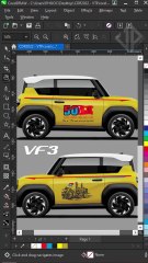 Design a VF3 vehicle sticker to promote the Liberation of the South on April 30th