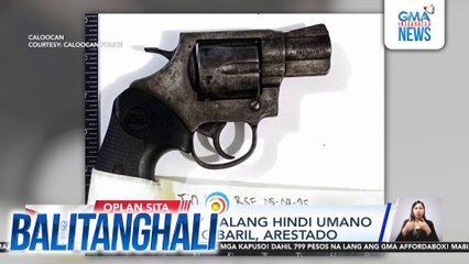 Lalaking may dalang hindi umano lisensiyadong baril, arestado | Balitanghali