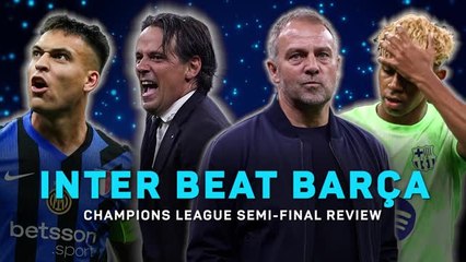 Inter edge Barcelona in one of the great Champions League semi-finals