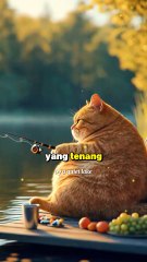 PETUALANGAN KUCING OYEN GENDUT DAN KERBAU GENDUT 🐱🐃🎣