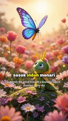 PERSAHABATAN ULAT DAN KUPU-KUPU YANG MENGHARUKAN 🐛🦋❤️