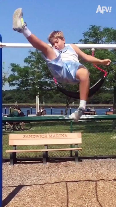 208. Rough landing 🤣 #shorts #swing #fail #funny #playground