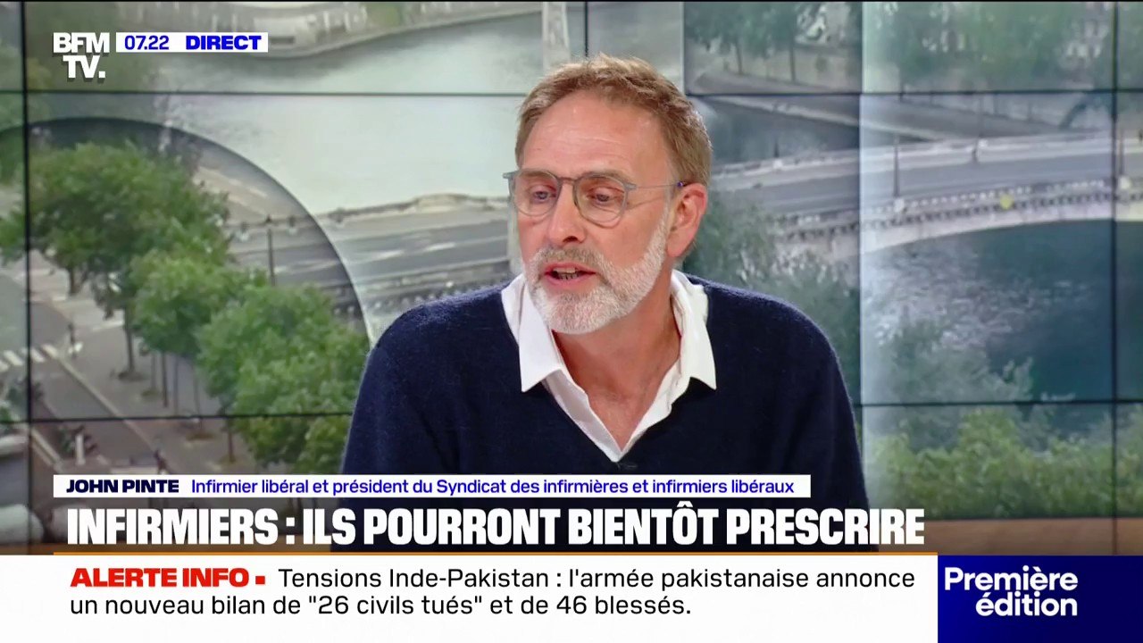 La réforme du métier d'infirmier va permettre de "reconnaître la consultation infirmière", se réjouit John Pinte (syndicat des infirmiers libéraux)