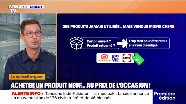 Les grandes enseignes proposent en boutique des produits neufs au prix de l'occasion