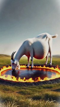 Goat fell into a well of fire and was rescued by the fire brigade 😭 #goat #animals #firebrigade😱 #facebookviral #foryouシ #BunnyAdventure #trend #amazingfacts #animation #indian #bestoftheday #trending #explore #cartoon #Amazing #shorts #AI #duck
