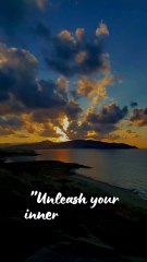 White and Blue  Minimalist Quote Nature Mobile Video