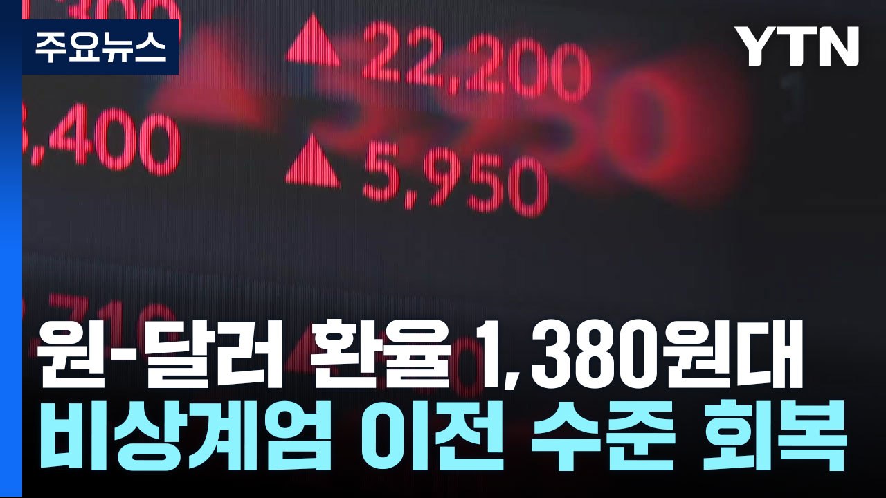 미·중 관세협상 기대에 환율 급락...장중 1,300원대 / YTN