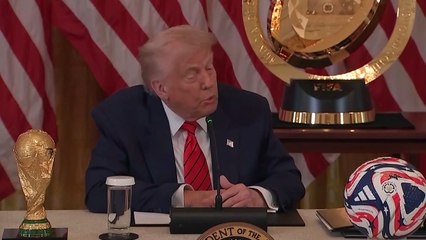 CLEAN: Trump surprised to learn Russia banned from international football