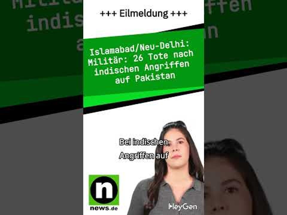 Militär: 26 Tote nach indischen Angriffen auf Pakistan
