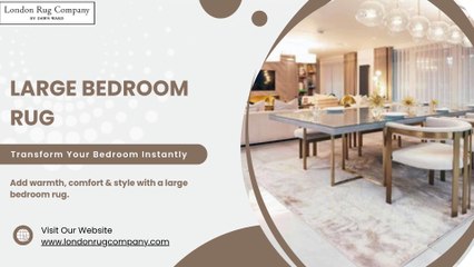 Soft and Cozy Large Bedroom Rug