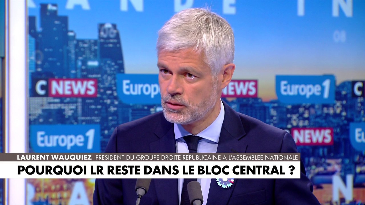 Laurent Wauquiez : «Je ne veux pas que Les Républicains se diluent dans le macronisme»