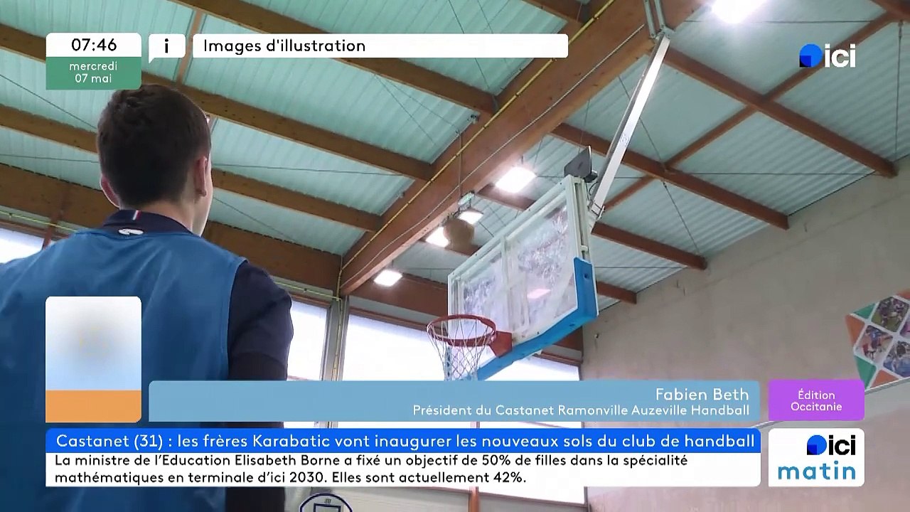 Fabien Beth, le président du CRAHB (Castanet Ramonville Auzeville handball)