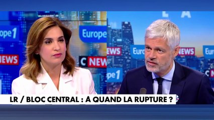 Pour Laurent Wauquiez, la position de Bruno Retailleau entraîne un risque que la parole des LR «se dilue dans le macronisme»