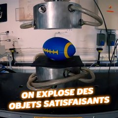 ON EXPLOSE DES OBJETS SATISFAISANT (PRESSE HYDRAULIQUE SURPUISSANTE)