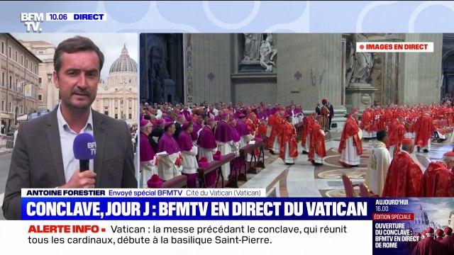 Vatican: la messe précédant le conclave, qui réunit tous les cardinaux, débute à la basilique Saint-Pierre