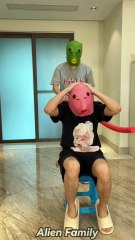Alien Family Bottle Challenge😂 punishment Part 1 | Very Funny