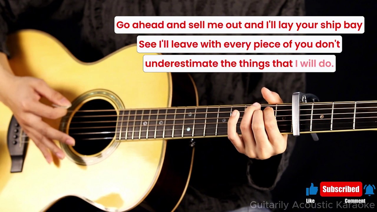Rolling in the Deep | Acoustic Karaoke | Guitarily Acoustic Karaoke